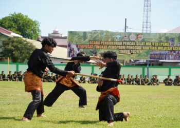 Pencak Silat Militer se-Aceh Dikukuhkan, Siap Majukan Prestasi Daerah