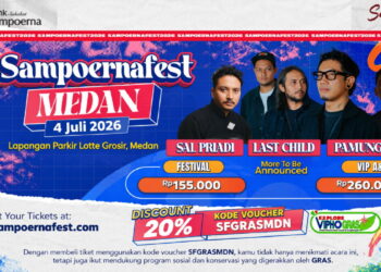 Sampoerna Fest 2026 Siap Guncang Kota Medan, Hadirkan Last Child, Sal Priadi, dan Pamungkas