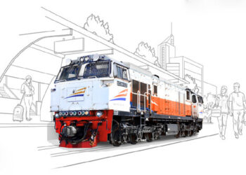 Lokomotif Kereta Api. FOTO/Dok. KAI.