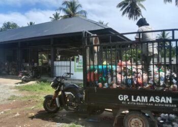 Gampong Lam Asan Aceh Besar Kelola Sampah Mandiri Lewat TPS-3R