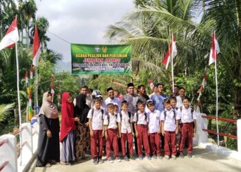 Jembatan Aramco Resmi Dibuka, Akses Penghubung Dua Desa di Pidie Jaya Kembali Normal