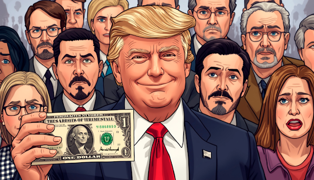 "Dolar Trump": Sebuah Sandiwara Politik Pemujaan Diri