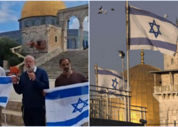 Yahudi Israel Serbu Masjid Al Aqsa dan Kibarkan Bendera Israel di Kompleks Masjid