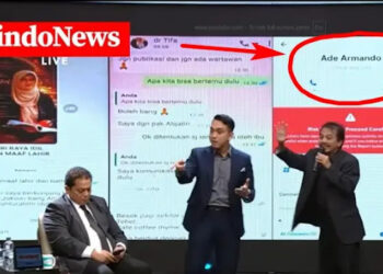 Terungkap! Nomor WA yang Mengatasnamakan dr. Tifa Minta 'Damai' Terdaftar atas Nama Ade Armando di GetContact