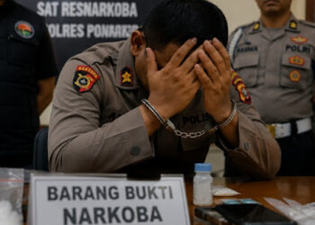 Ironi, Kasat Narkoba Polres Kukar Ditangkap Kasus Narkoba