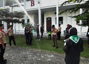 Tingkatkan Skill Siswa Pecinta Alam, Founder GRAS Isi Materi Navigasi Darat di Latihan Gabungan PALH SMAN 2 Medan dan Sabhagiri-6