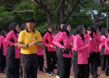 Semarak HUT Ke-46 YKB, Bhayangkari Aceh Gelar Bazar dan Olahraga Bersama