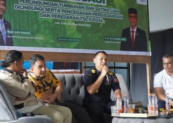 Bea Cukai Langsa dan Balai Gakkum Sumatera Edukasi Warga Cegah Perdagangan Satwa Dilindungi