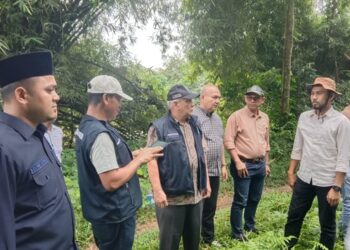 PDAM Tirta Mountala dan Banleg DPRK Aceh Besar Tinjau Lokasi Pembangunan WTP Seulimuem
