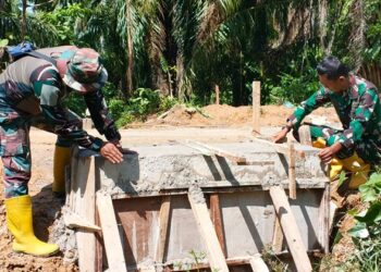 Satgas TMMD Aceh Timur Kebut Finishing RTLH dan Infrastruktur Desa