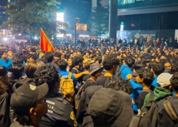 Polda Metro Jaya Tangkap Dua Orang Saat Aksi Unjuk Rasa Mahasiswa di Dukuh Atas