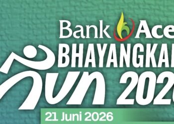 Flyer Bank Aceh Bhayangkara Run 2026. FOTO/Dok. Istimewa.