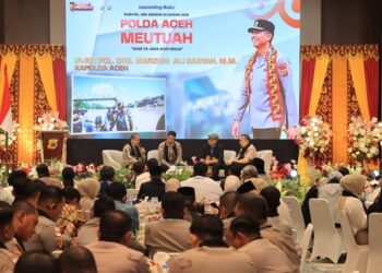 Kapolda Aceh Luncurkan Buku “Polda Aceh Meutuah: Sabe Ta Jaga Aceh Mulia”
