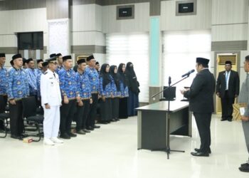 Lantik 24 Pejabat, Wali Kota Sabang Tekankan Kerja Ikhlas dan Disiplin