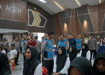 175 Calon Bintara Polri Ikuti Rikkes Tahap II di Polda Aceh