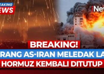 12 Rudal Balistik Iran Hantam Fasilitas AS! Selat Hormuz Ditutup, Harga Minyak Melonjak