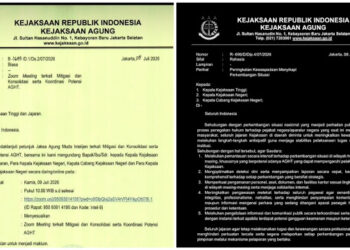 Kejaksaan Vs Polri: Beredar Surat Petunjuk ke Anggota Polri Soal Penyidikan SPPG, Merasa Ada Ancaman, Kejaksaan Juga Edarkan Surat Konsolidasi