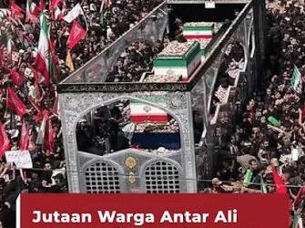 Iran Berduka, Jutaan Pelayat Padati Prosesi Pemakaman Ali Khamenei di Teheran