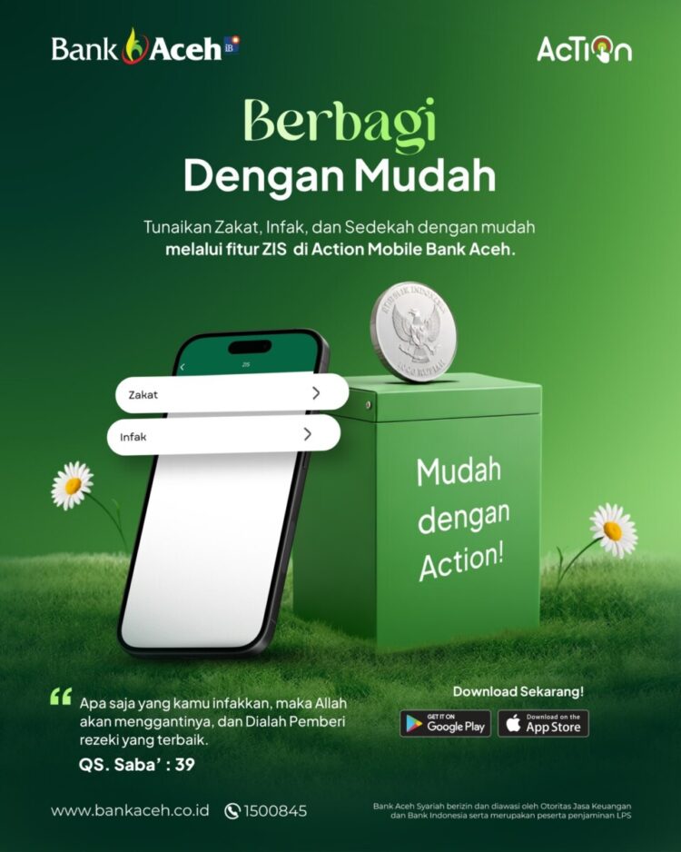 IluBerbagi dengan di Action Mobile Bank Aceh Syariah. GAMBAR/Dok. Bank Aceh Syariah (BAS). Ⓒ Hak cipta foto di atas dikembalikan sesungguhnya kepada pemilik foto