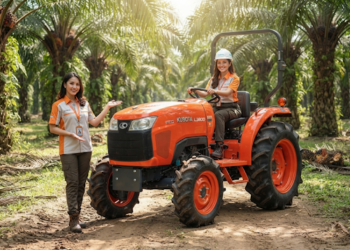 Traktor Kubota Banyak Digunakan di Sektor Pertanian karena Tangguh untuk Sawah dan Kebun