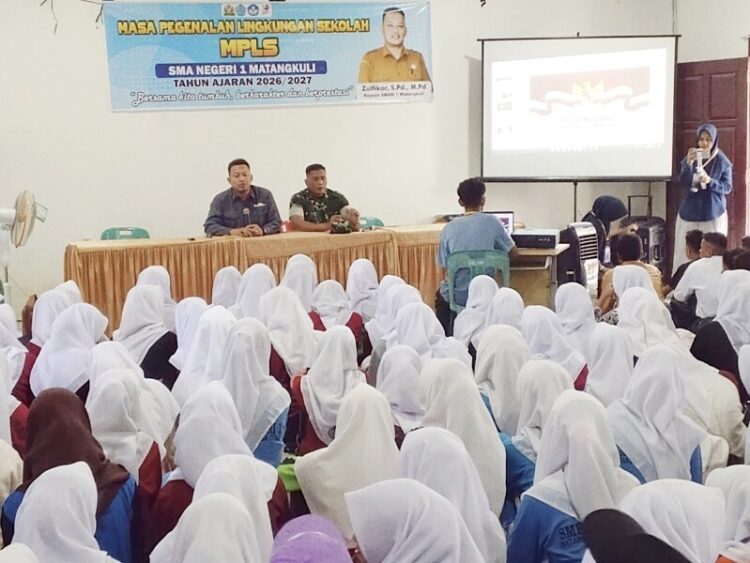 Sinergi TNI, Polri dan Pemerintah Warnai MPLS SMAN 1 Matangkuli, Murid Dibekali Karakter dan Wawasan Kebangsaan