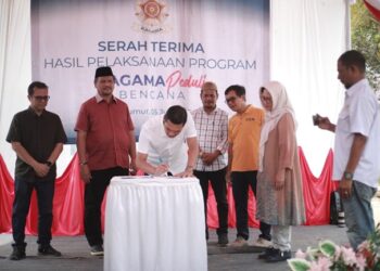Tinjau Pedalaman Aceh Tamiang, KAGAMA Serahkan 26 Huntara untuk Korban Bencana Banjir