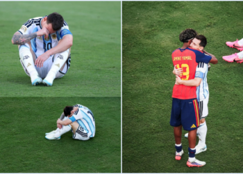 Lamine Yamal Peluk Messi Usai Spanyol Juara Piala Dunia 2026
