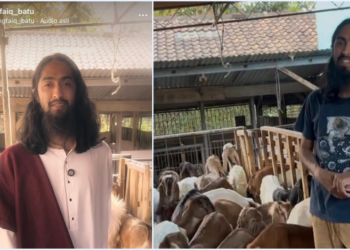 Viral Bang Faiq Pedagang Kambing Mirip Yesus, Netizen: Gara-gara Korupsi Akhirnya Dia Turun