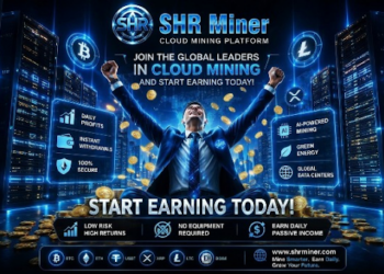 SHR Miner ha lanzado un servicio gratuito de minería en la nube para titulares de BTC, XRP y ETH, ofreciendo ganancias diarias de $10,700 o más