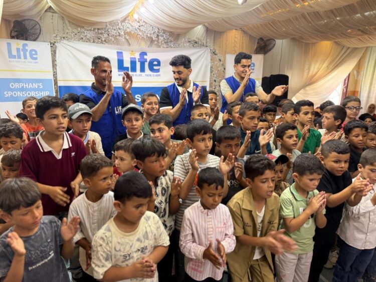 Life for Relief and Development meluncurkan kampanye kemanusiaan global untuk menyediakan donatur bagi 60.000 anak yatim di Jalur Gaza. FOTO/Dok. Istimewa. Ⓒ Hak cipta foto di atas dikembalikan sesungguhnya kepada pemilik foto