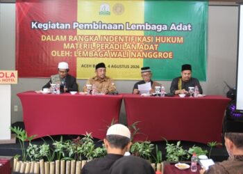 Lembaga Wali Nanggroe Identifikasi Hukum Materiil Peradilan Adat di Aceh Barat