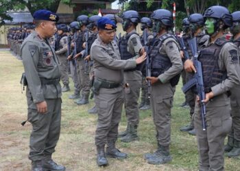 Kapolda Aceh Tutup Pembinaan dan Pembaretan 65 Bintara Remaja Satbrimob