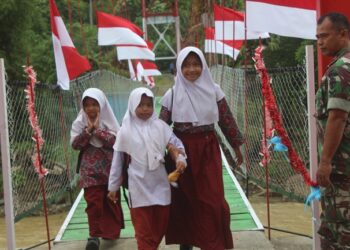 Jembatan Perintis Garuda Diresmikan, Akses Warga Beutong Ateuh Benggalang Kembali Terhubung