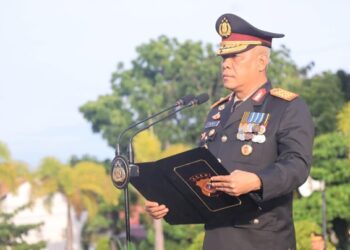 Brigjen Ari Wahyu Widodo Pimpin Upacara HUT ke-81 Kemerdekaan RI di Polda Aceh