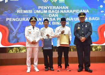 4.833 Narapidana dan Anak Binaan di Aceh Terima Remisi HUT ke-81 RI