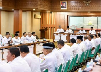 Pimpin Rapat Koordinasi Bersama SKPA, Wagub Aceh: Transparansi adalah Kunci