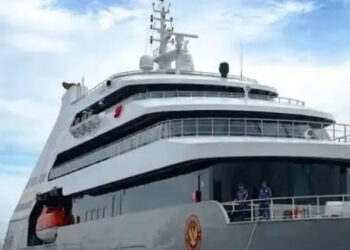 Viral Kapal Pesiar Berlogo Kemhan, Ternyata Kantor Berjalan Haji Isam