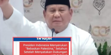 Media Israel Sindir Prabowo Teriak Free Palestine: Setahun Setelah Nyatakan Dukungan untuk Israel