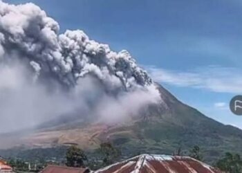Status Gunung Sinabung Naik ke Level 3 Siaga, 650 Warga Mengungsi