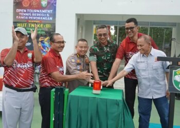 Pangdam IM Buka Open Tournament Tenis Lapangan Piala Panglima TNI di Banda Aceh