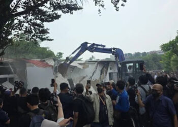 Ekskavator Mulai Ratakan Klaster Mewah Lapas Cibinong