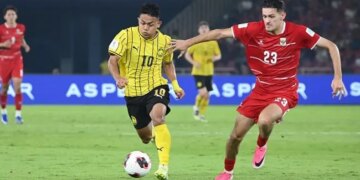 Indonesia Ditahan Malaysia 0-0, Garuda Bertahan dengan 10 Pemain