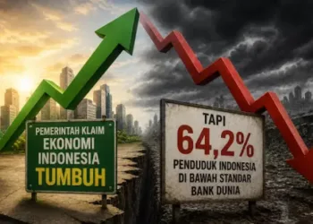 Pemerintah Klaim Ekonomi RI Tumbuh tapi 64,2% Penduduk di Bawah Standar Bank Dunia, Siapa 'Bermain' Data?