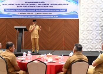 Sampaikan Hasil Monev, Pemerintah Aceh Perkuat Keterbukaan Informasi Publik