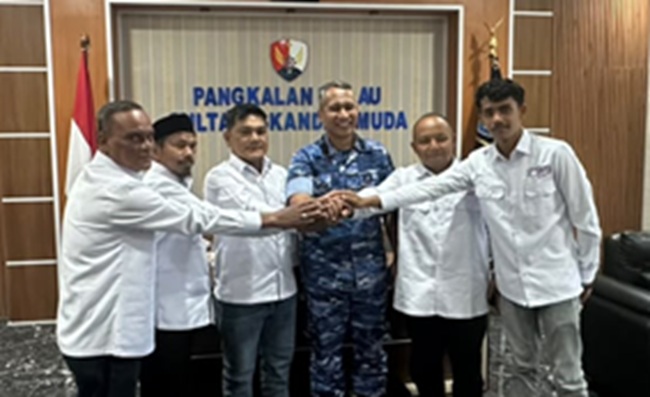 SMSI Aceh Besar Audiensi dengan Danlanud SIM, Perkuat Sinergi dan Kolaborasi