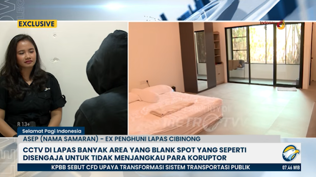 Kesaksian Eks Napi Bongkar Fasilitas Khusus Koruptor Lapas Cibinong