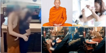 Seorang Biksu Senior Thailand Terekam CCTV Berhubungan Seks dengan Asisten Wanitanya
