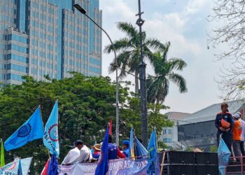 Demo di Thamrin. FOTO/Net.