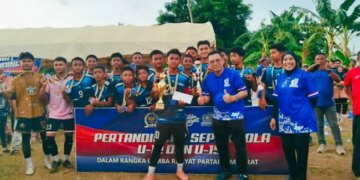 Disponsori HT Ibrahim, Ini Daftar Juara Turnamen Sepak Bola U-12 dan U-15 HUT Demokrat
