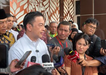 Mantan Mendag Tom Lembong. FOTO/iNews/Jonathan Simanjuntak.